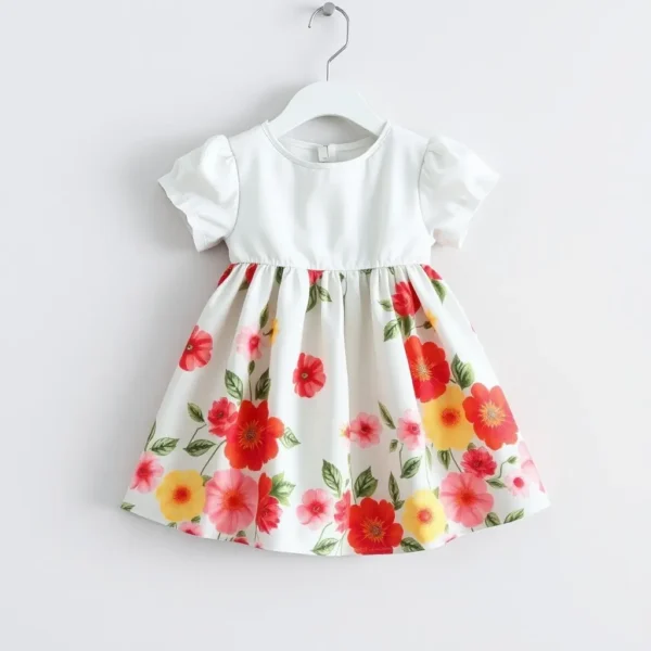 Floral Print Baby Dress